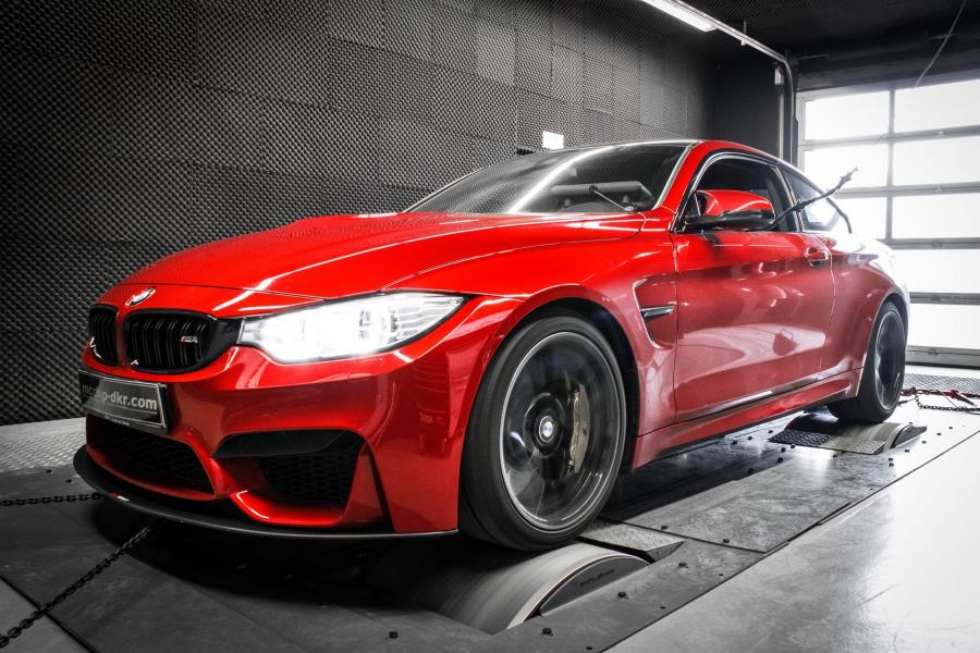 BMW M4 Coupe 3.0 Bi-Turbo in Red by Mcchip-DKR '2016